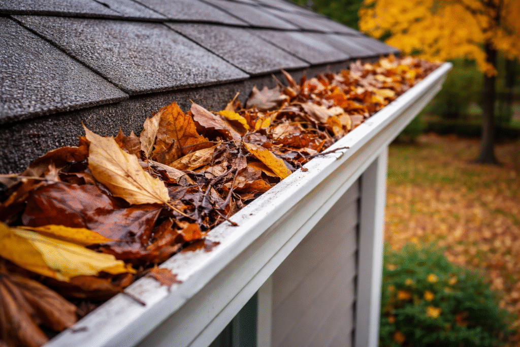 gutter cleaning services in Acworth GA clogged gutters